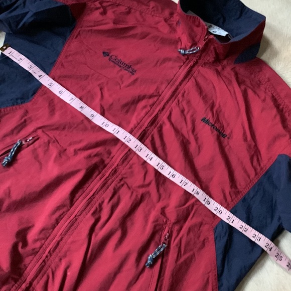 Mens 1980s MICROSOFT Computer Geek Vintage Columbia Brand Red WINDBREAKER Rare - Picture 10 of 16